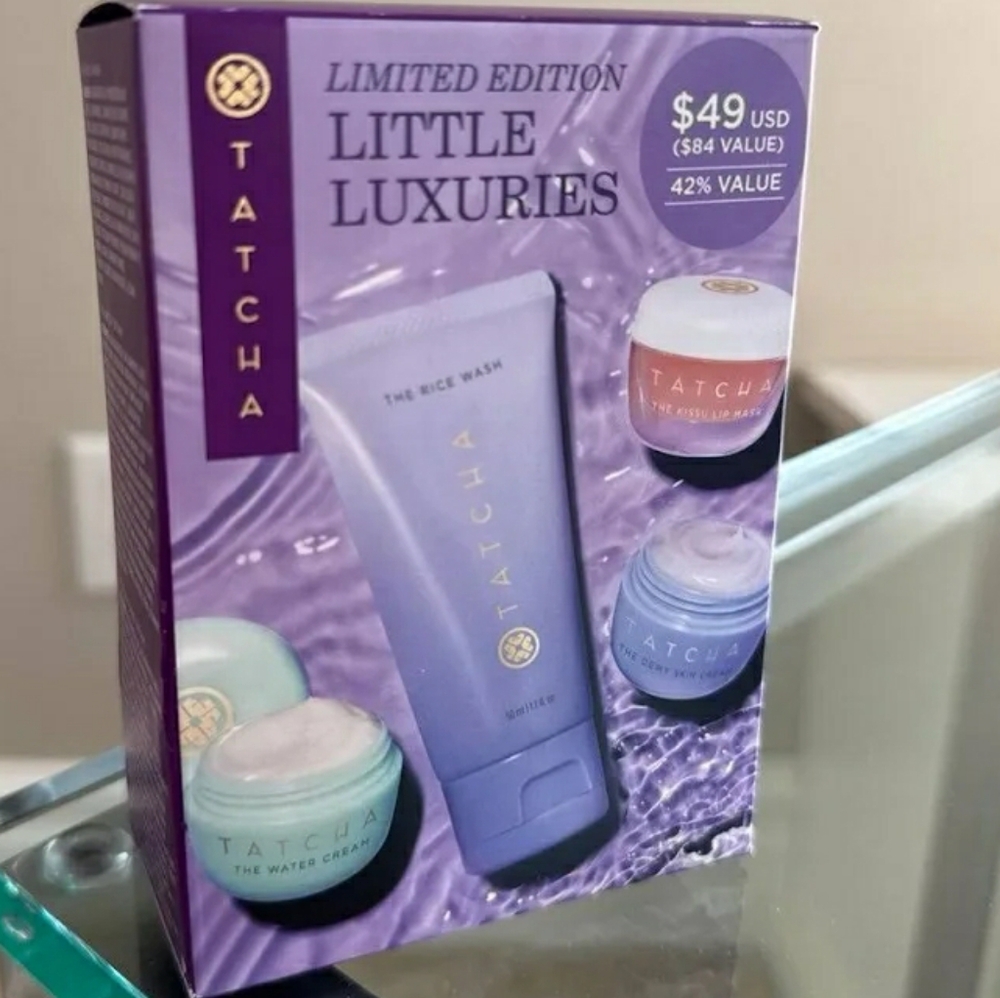 4PC🔮Set Need🔮BNIB LE Tatcha 4PC LITTLE LUXURIES Value Skincare Gift Set!$84V! - Picture 14 of 15